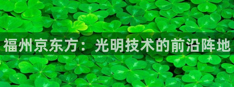 福州京东方：光明技术的前沿阵地